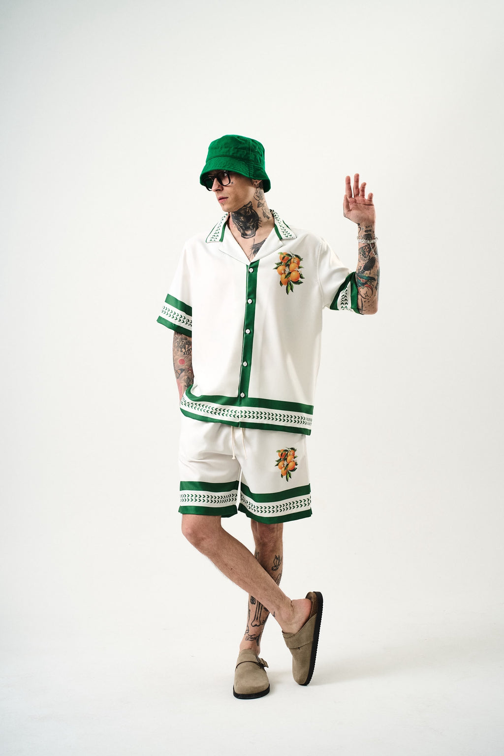 Ensemble chemise à manches courtes