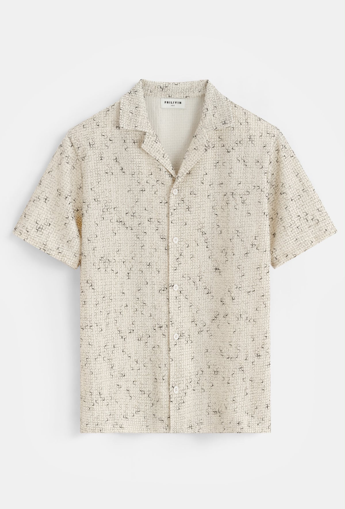 Chemise motif graphique resort