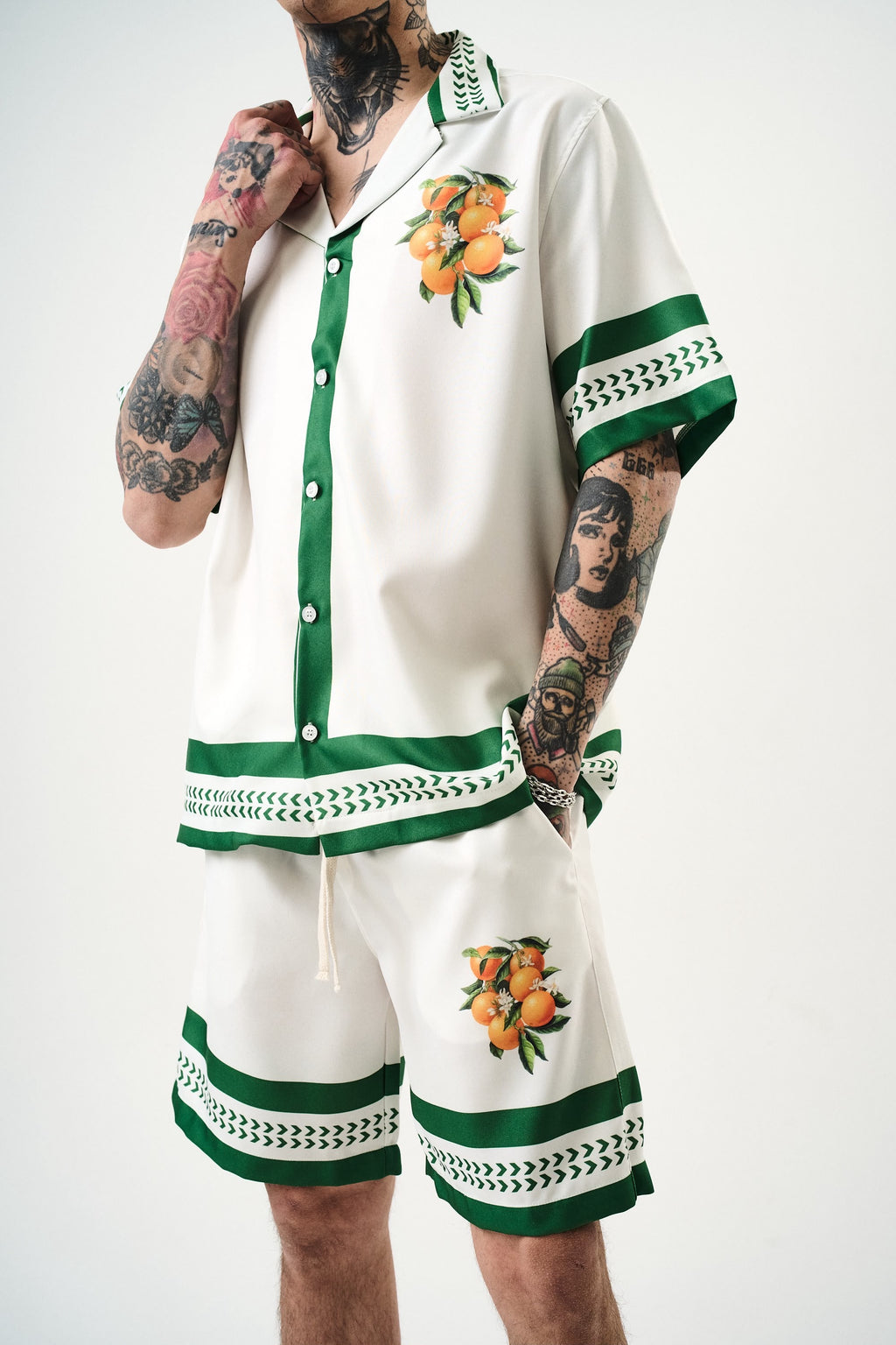 Ensemble chemise à manches courtes