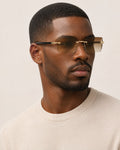 Lunettes marron clair