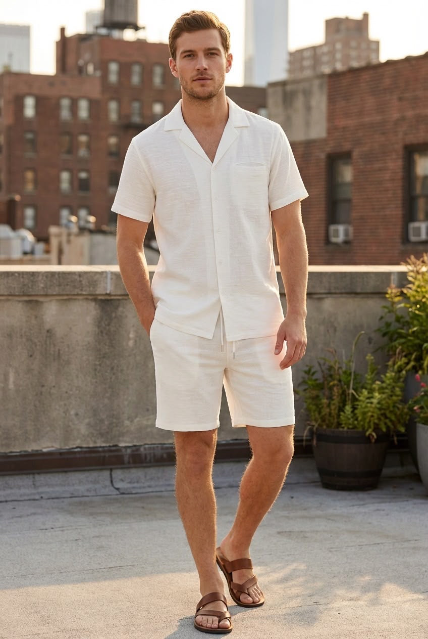 Ensemble chemise short casual
