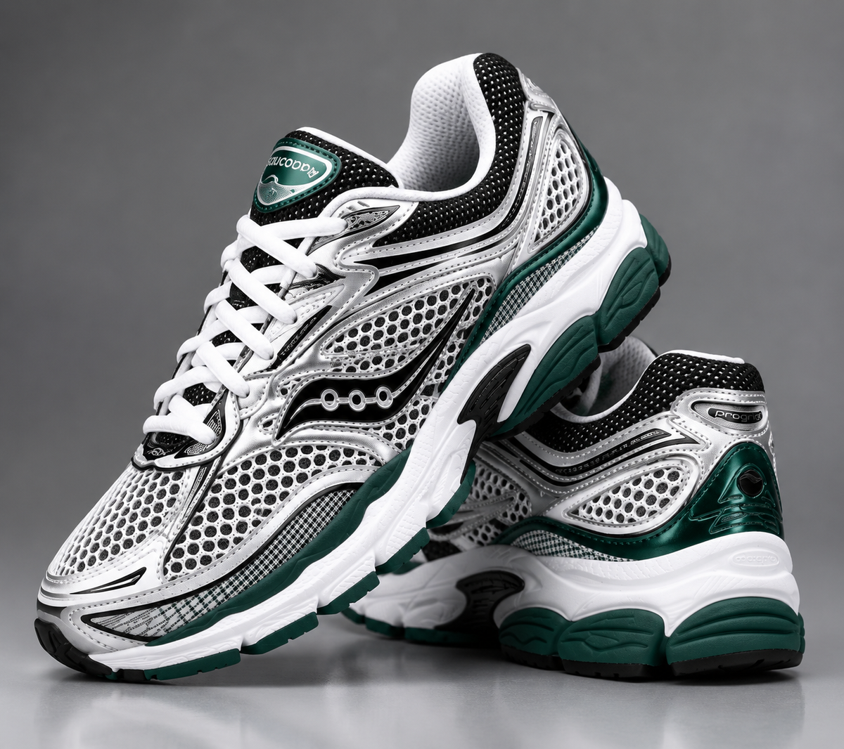 Saucony Progrid omni 9 grise/vert