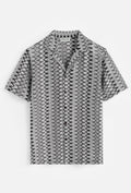 Chemise motif graphique resort