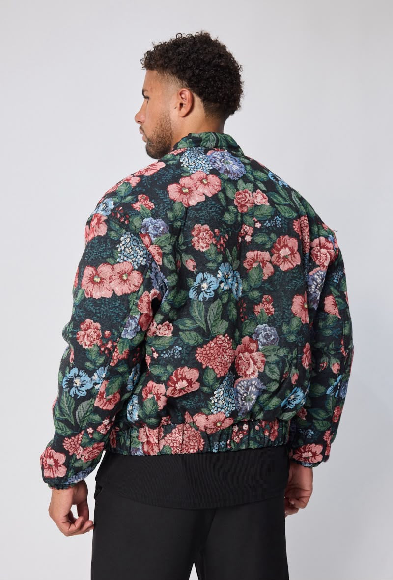 Veste Noir-fleur frilivin