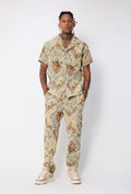 Ensemble chemise/Jeans fleurs