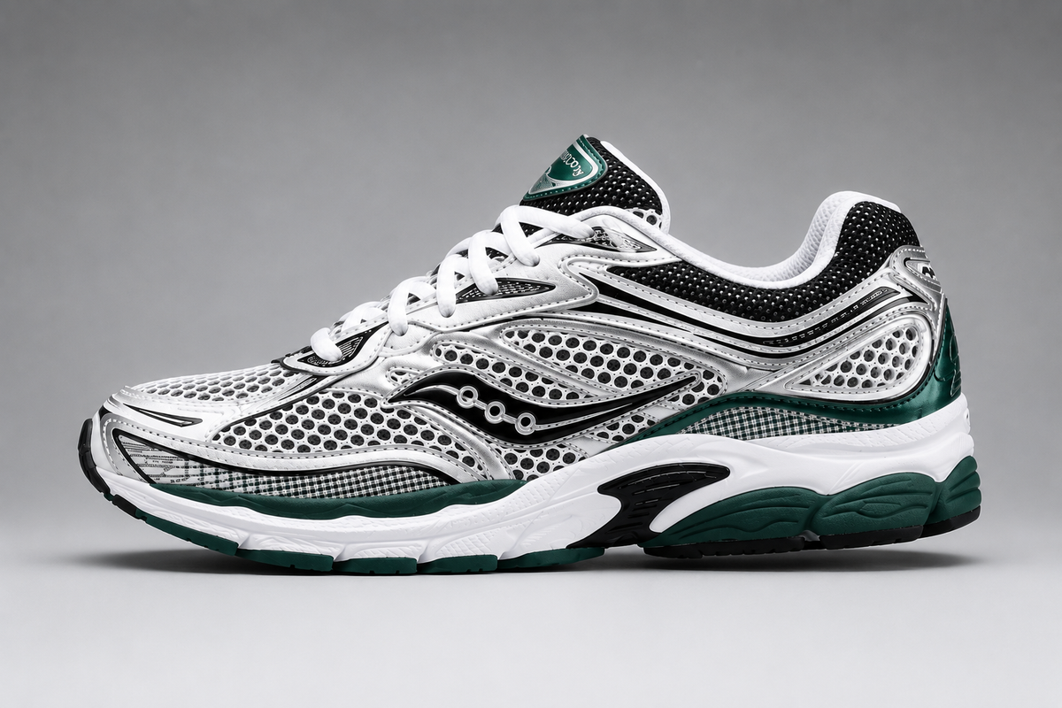 Saucony Progrid omni 9 grise/vert