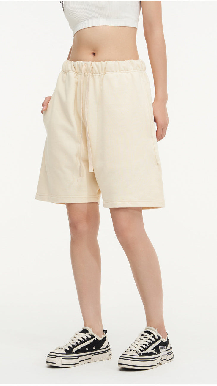 Short coton uni