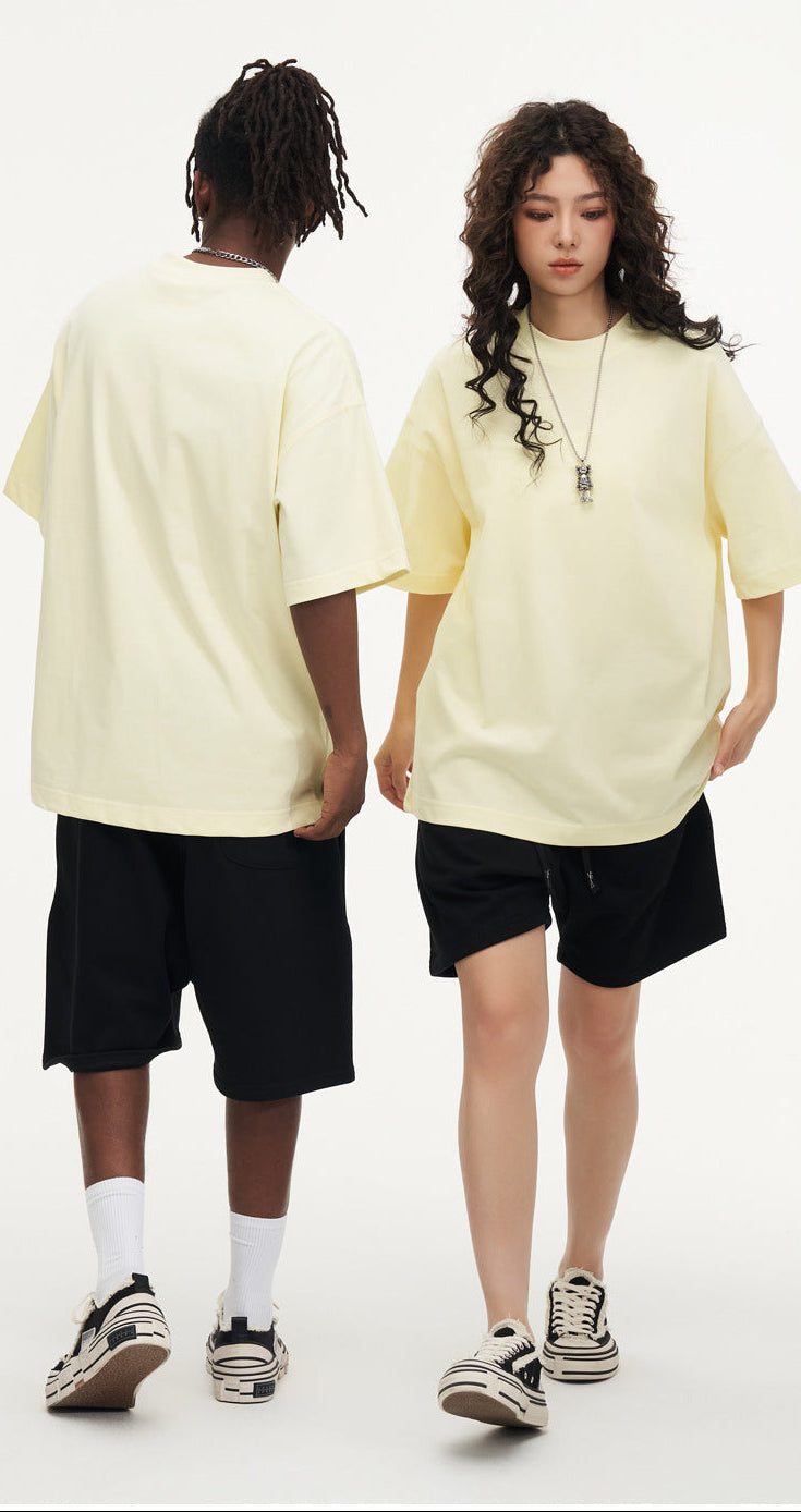 Short coton uni
