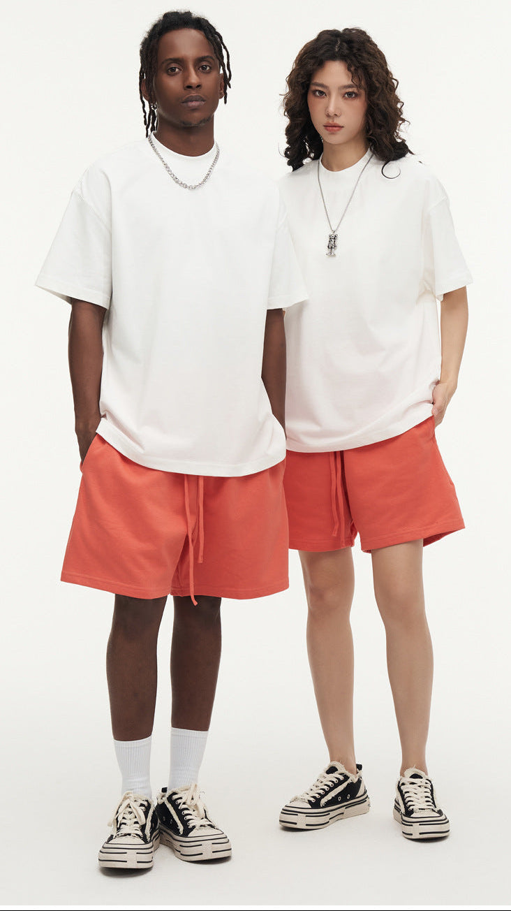 Short coton uni