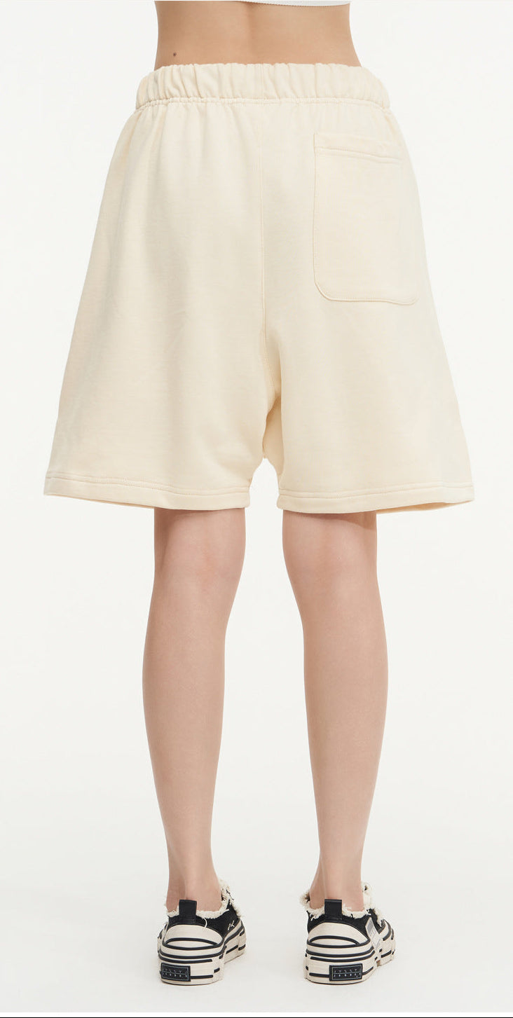 Short coton uni