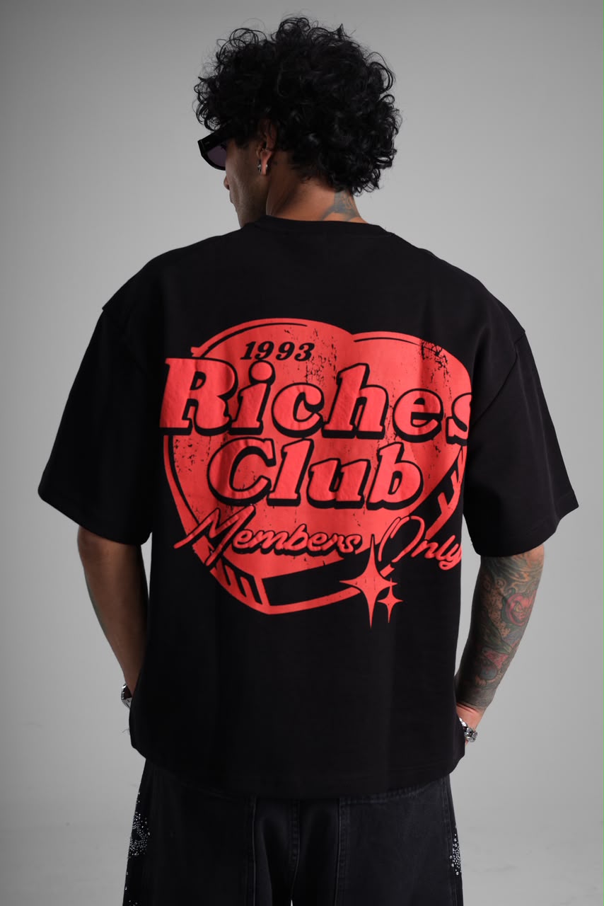 T-shirt Oversize coeur rouge