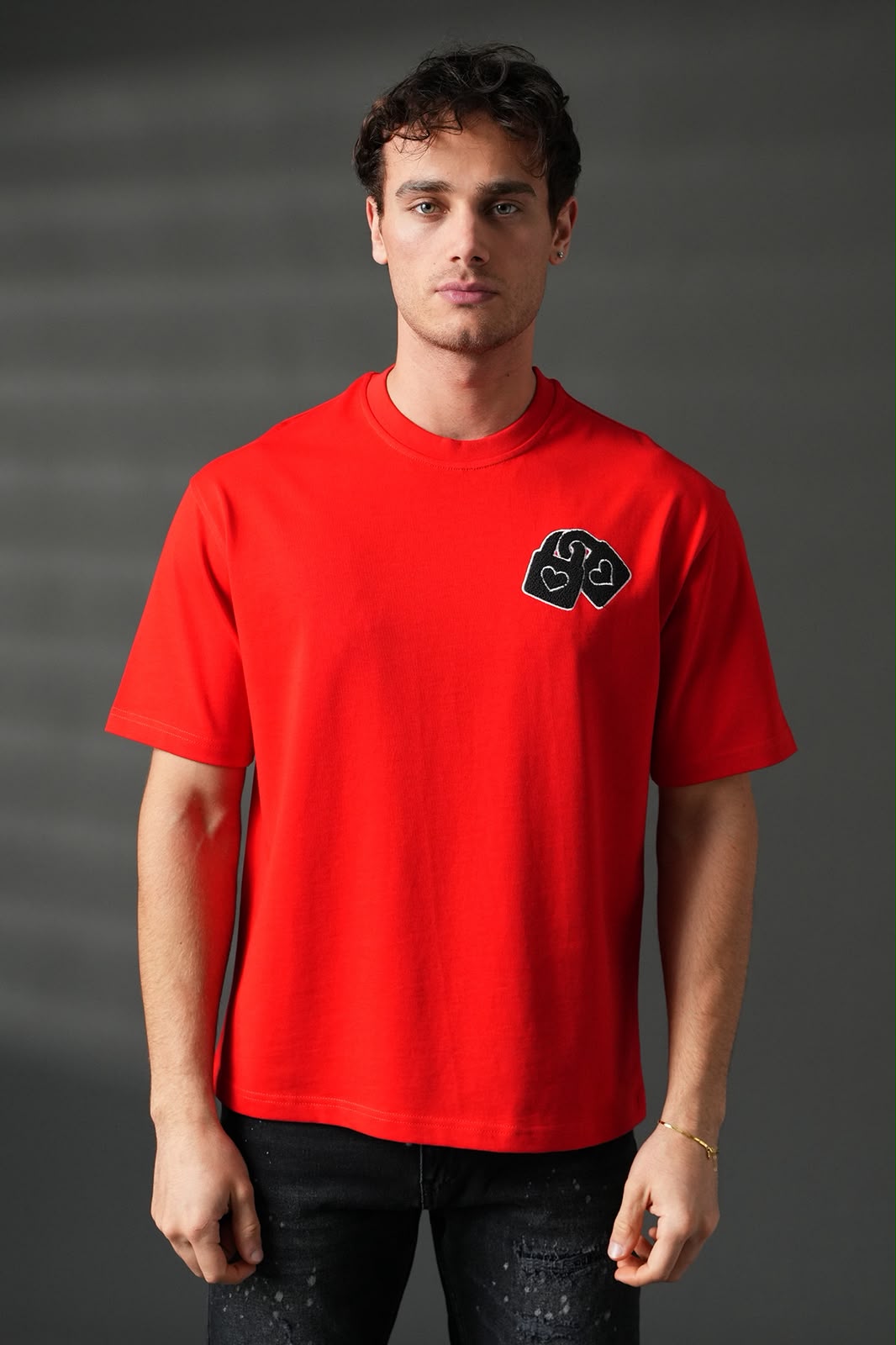 T-shirt Oversize Coeur cadenas