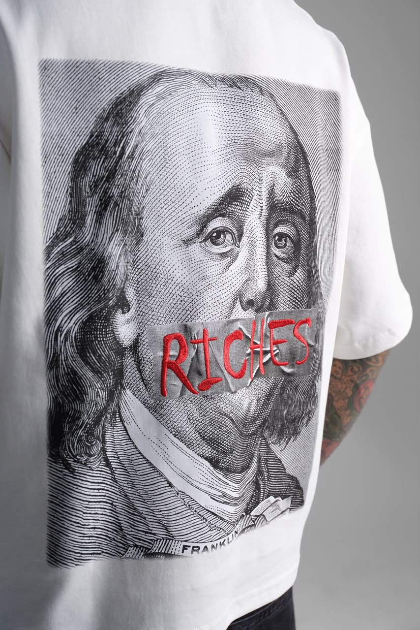 T-shirt Oversize Benjamin franklin