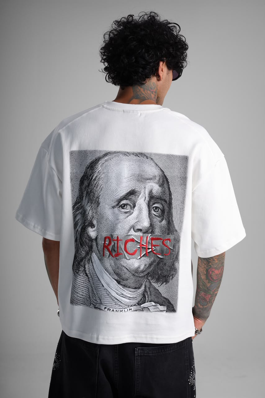 T-shirt Oversize Benjamin franklin