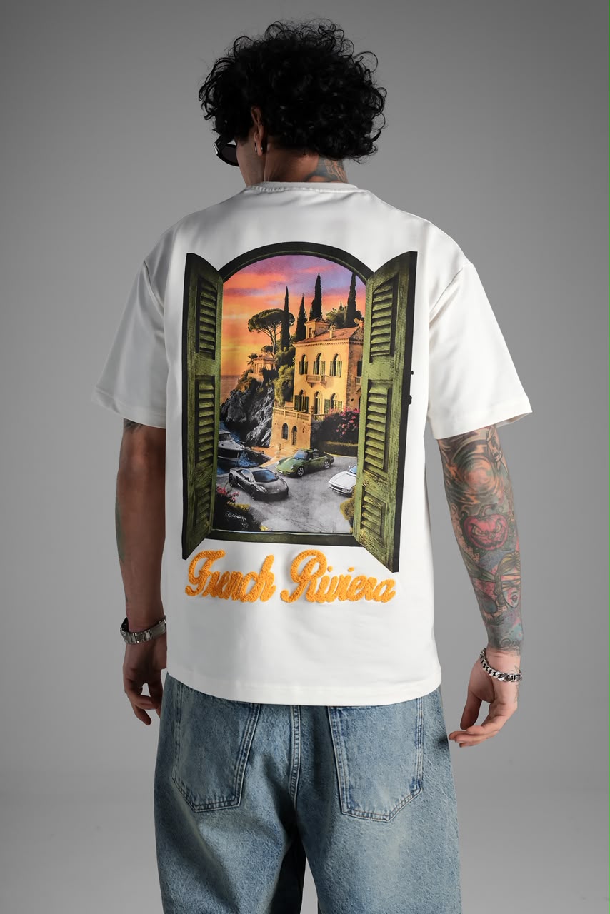 T-shirt Oversize French riviera