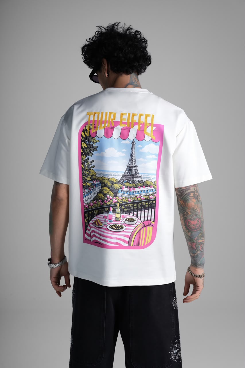 T-shirt Oversize Tour Eiffel