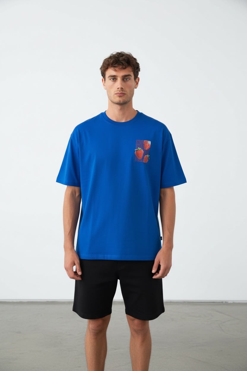 T-shirt Oversize Fraise