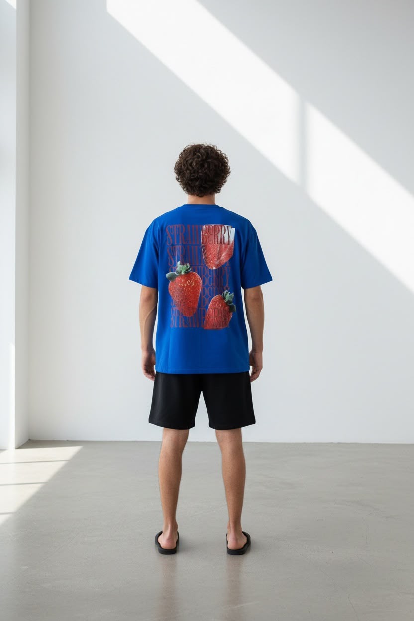 T-shirt Oversize Fraise