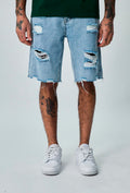 Short jeans Bleu