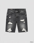 Short jeans gris 3