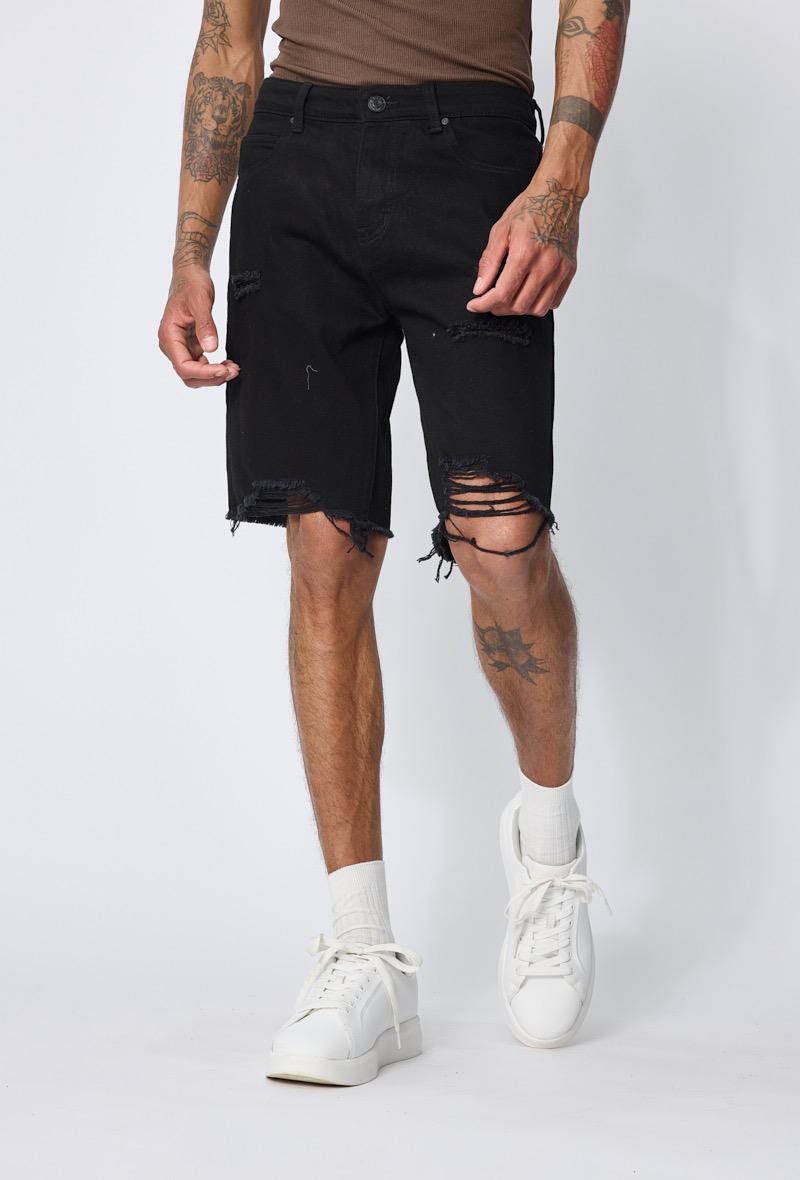 Short jeans Noir 1