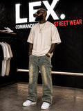 Jeans bleu gris