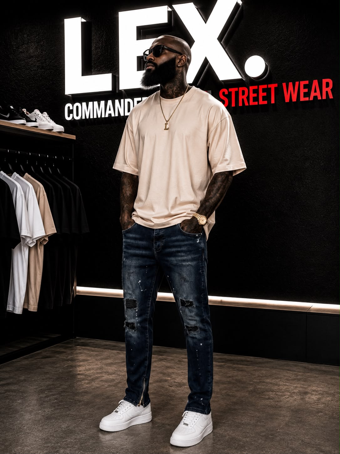 Jeans bleu marine