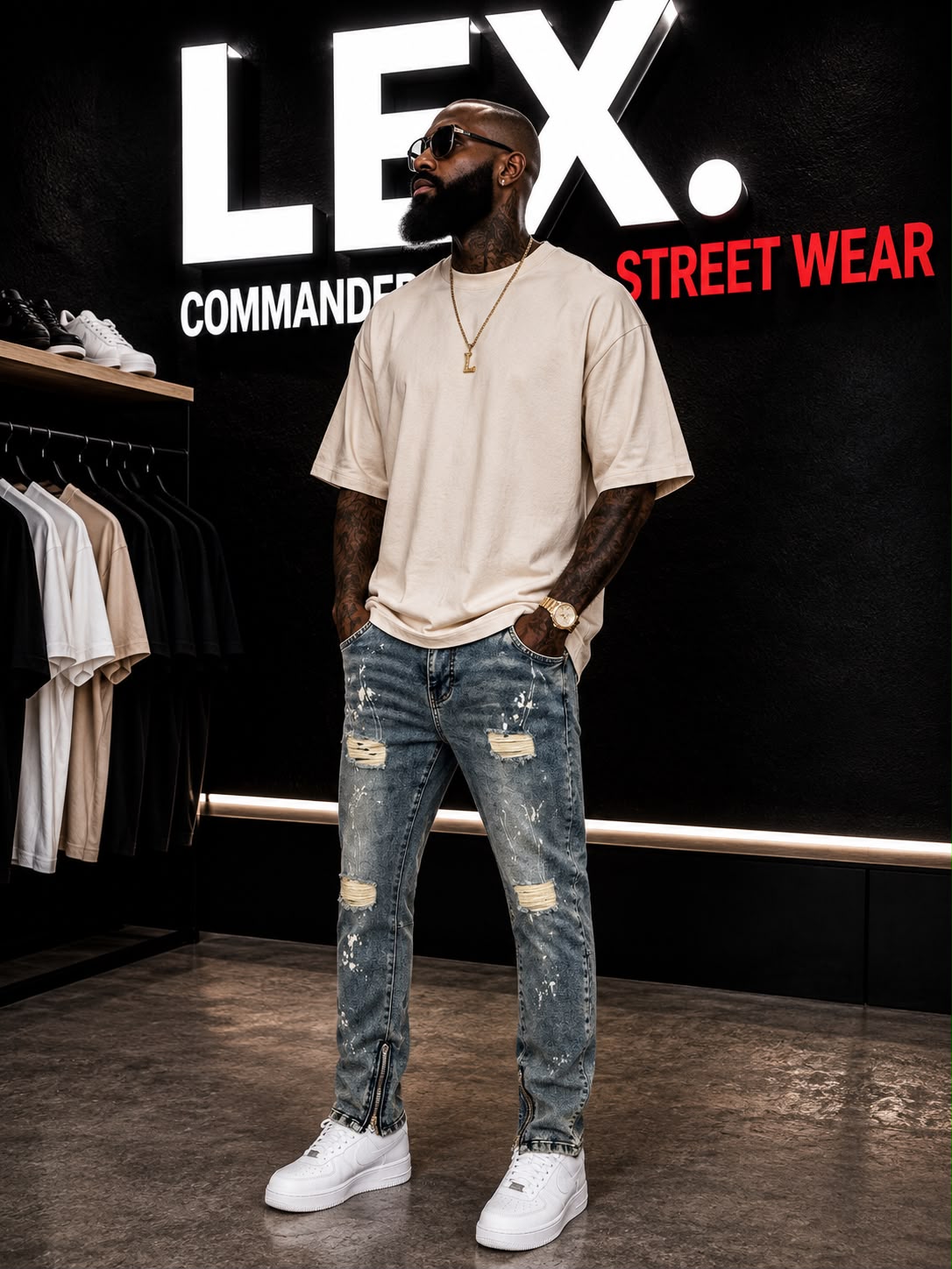 Jeans bleu marine