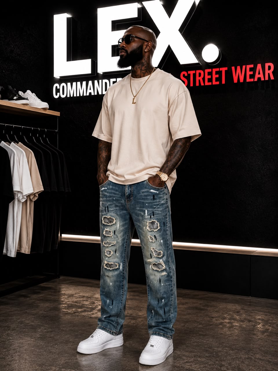 Jeans bleu