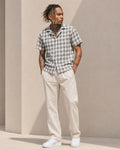Chemise a carreaux Gris/Beige