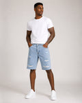 Short jeans bleu ciel