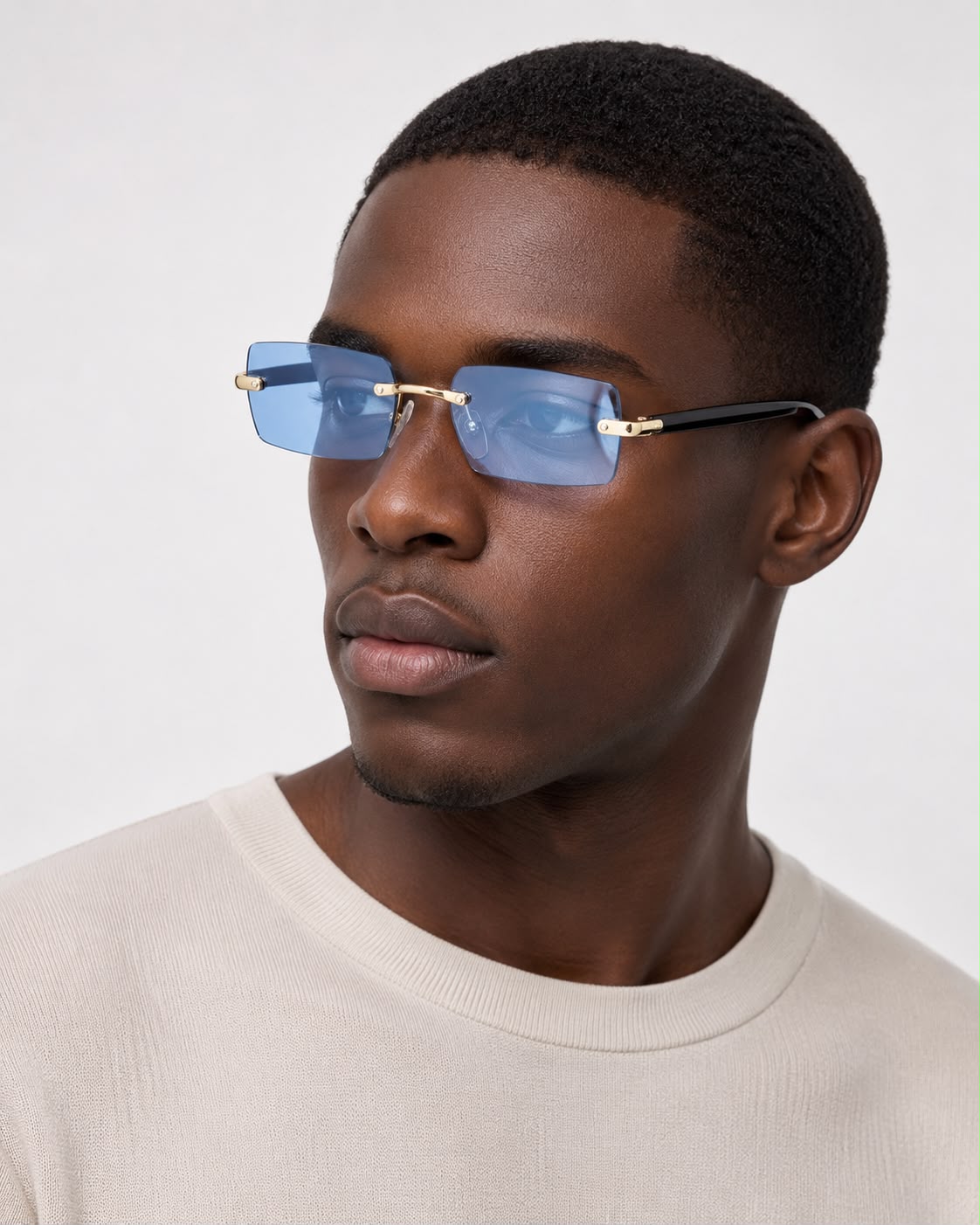 Lunettes bleu