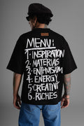 T-shirt Oversize Menu