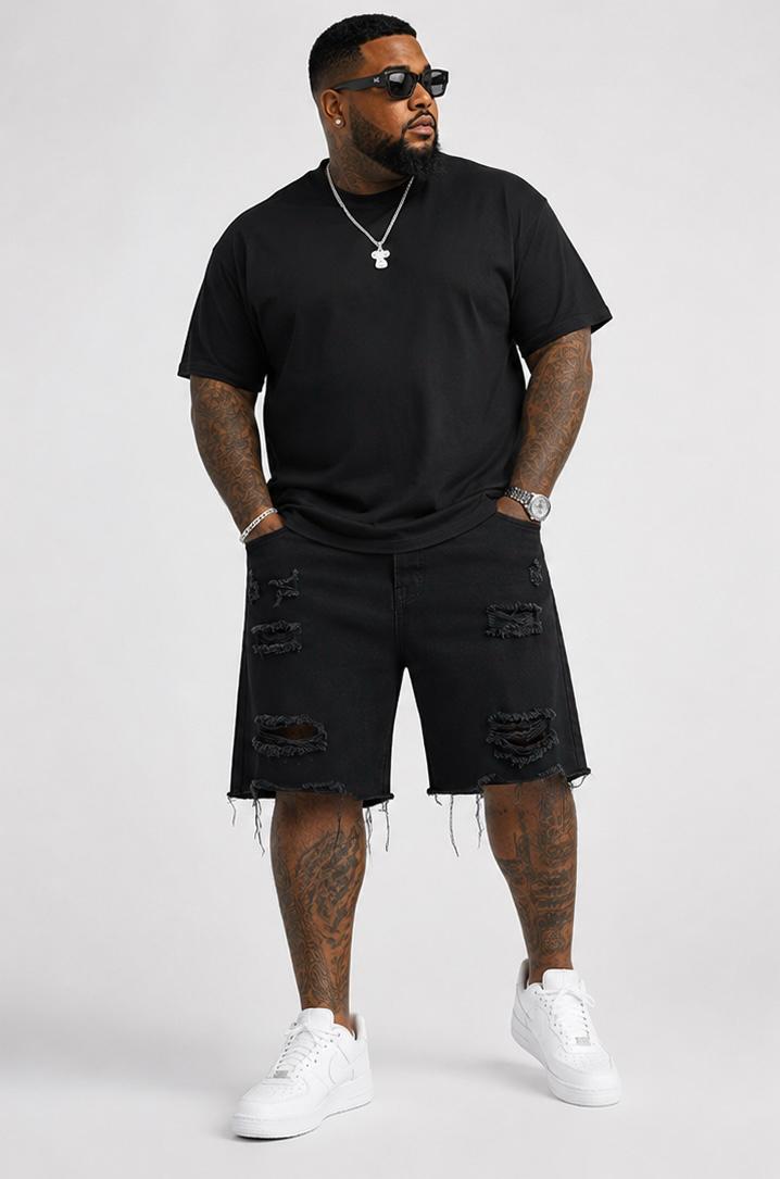 Short jeans Noir 2