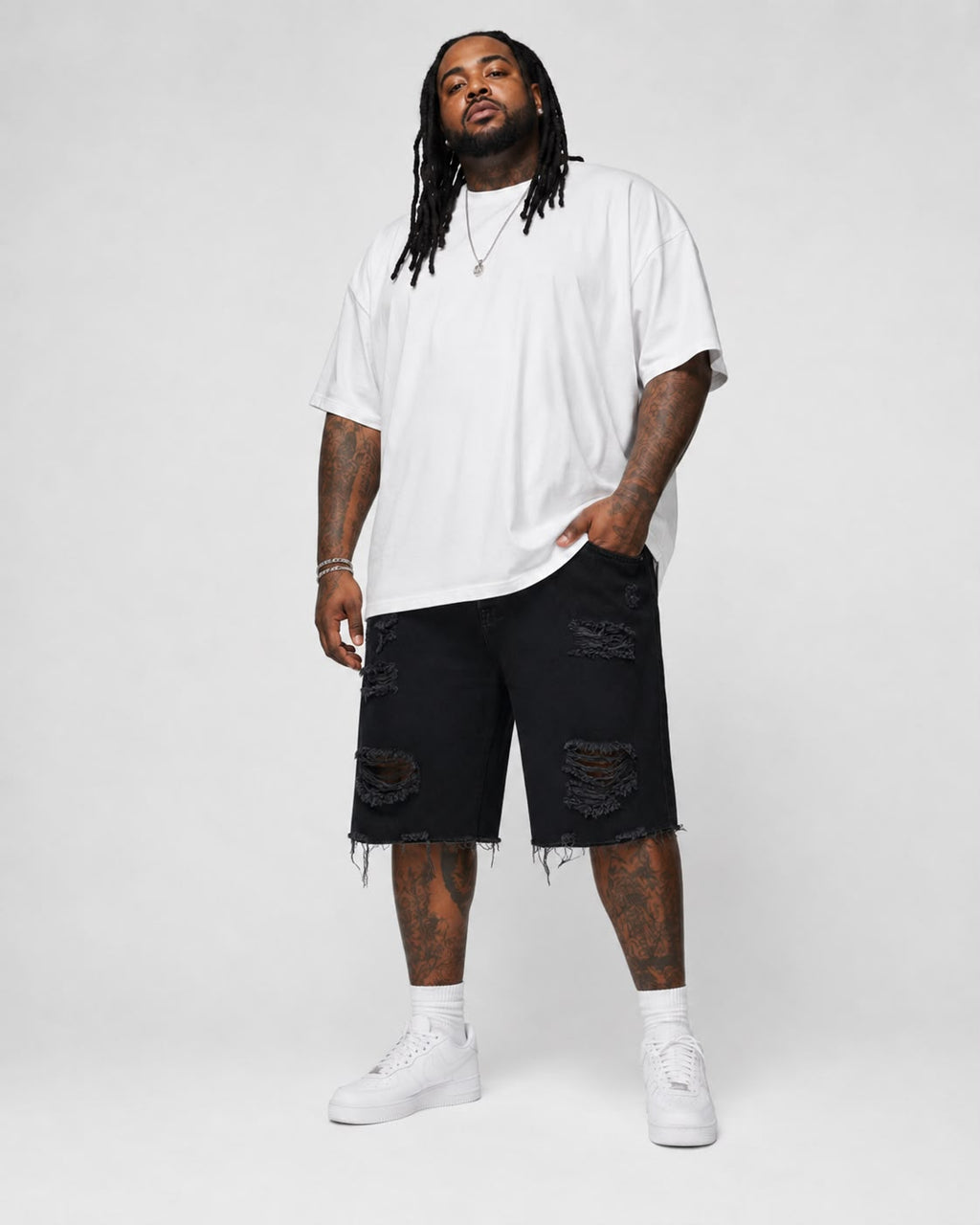 Short jeans Noir 2