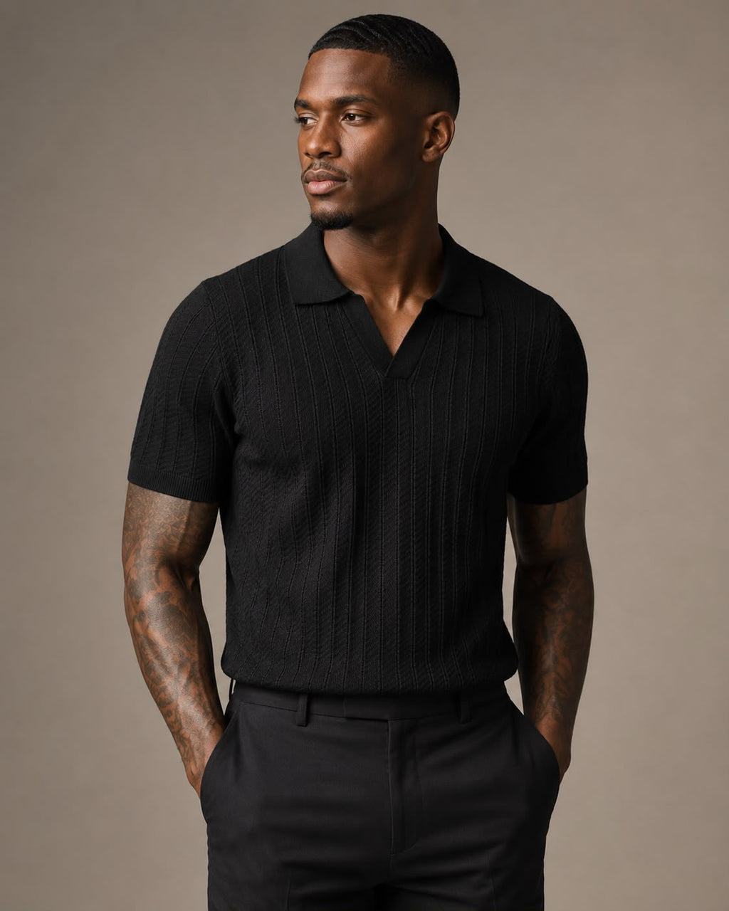 Polo col V
